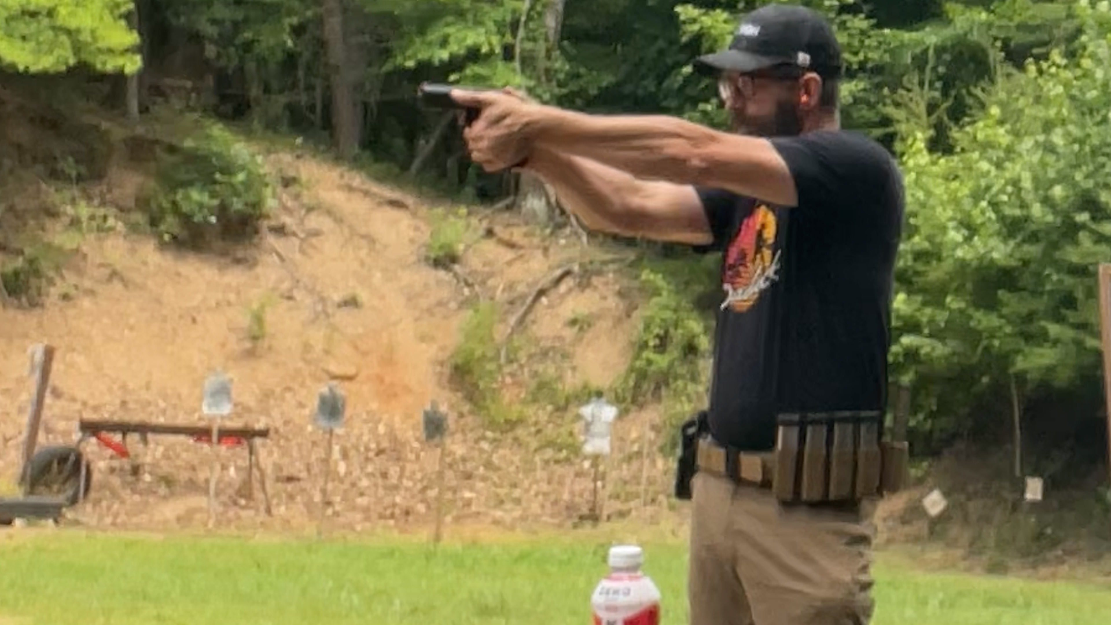 Shooter on the firing line