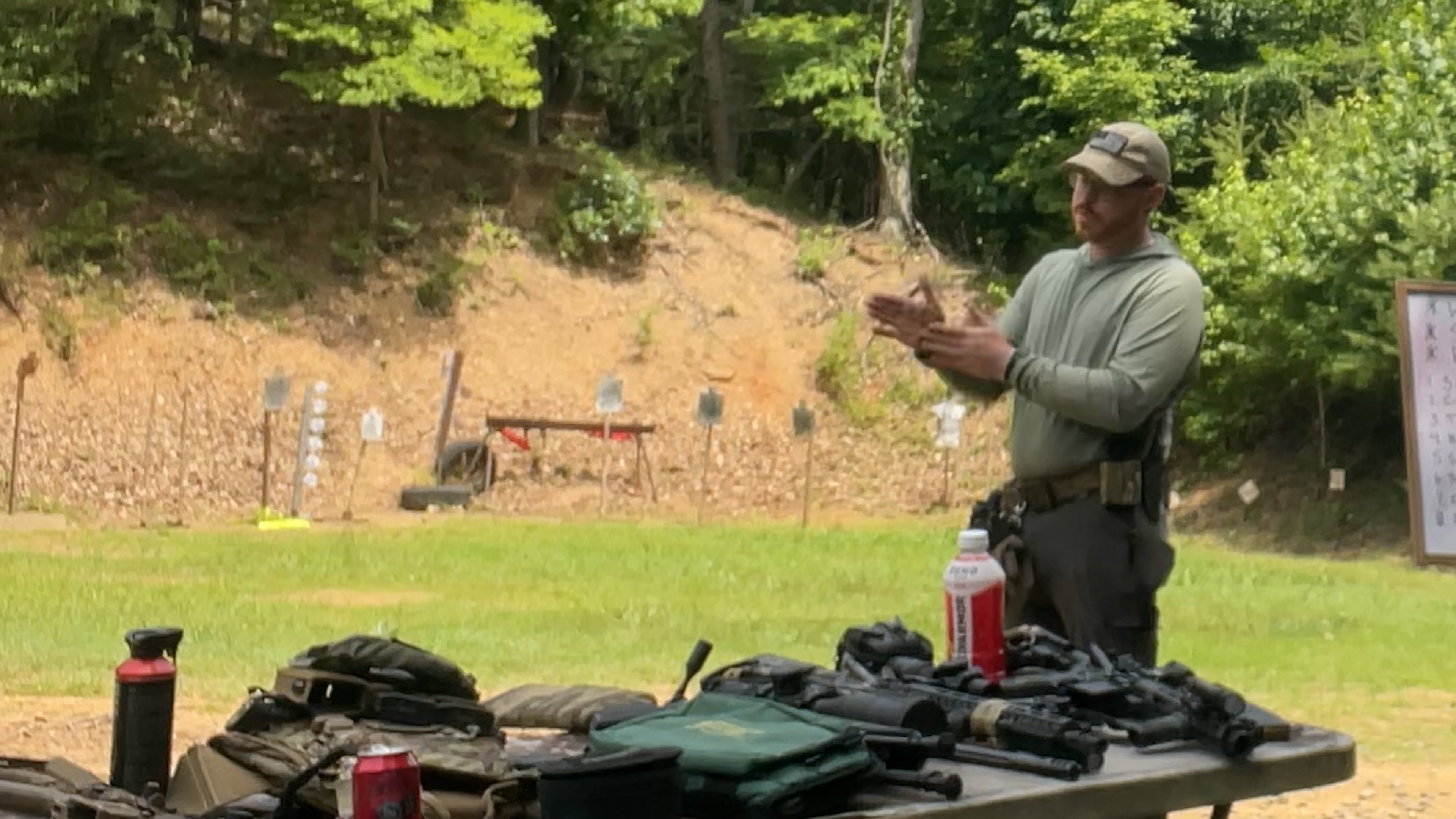Instructor addressing the class